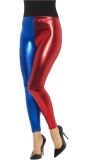 Dames nar leggings blauw rood