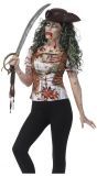 Dames outfit piraten zombie