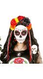 Day of the dead bloemen haarband