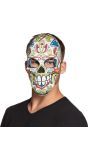 Dia de los muertos gezichtmasker schedel