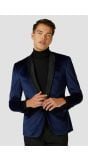 Dinner Jacket - Deep Blue Blazer Heren Opposuits