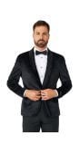 Dinner Jacket - Jet Set Black Blazer Heren Opposuits