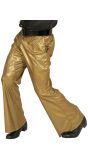 Disco broek goud