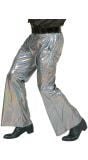 Disco broek zilver