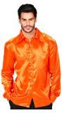 Disco jaren 70 shirt oranje