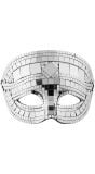 Disco masker zilver