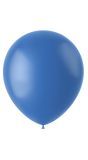 Donker blauwe ballonnen matte kleur