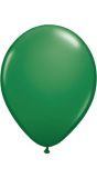 Donker groene basic ballonnen 10 stuks