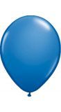 Donkerblauwe metallic ballonnen 100 stuks