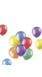 Doorzichtige feestballonnen gekleurd 50 stuks