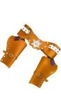 Dubbele cowboy holster bruin