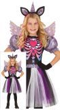 Eenhoorn skelet jurk halloween meisjes