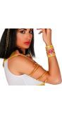 Egyptische armband gouden slang