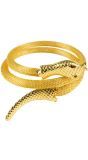 Egyptische slang armband goud