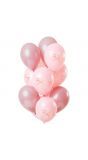 Elegant lush blush feest ballonnen 12 stuks