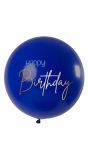 Elegant true blue XL ballon 80cm