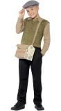 Evacuee boy groene verkleedset