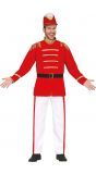 Fanfare outfit rood heren
