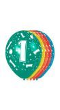 Feestelijke verjaardag ballonnen 1 jaar