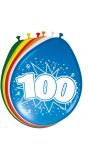 Feestelijke verjaardag ballonnen 100 jaar