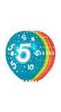 Feestelijke verjaardag ballonnen 5 jaar
