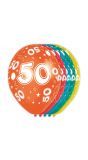 Feestelijke verjaardag ballonnen 50 jaar