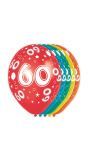 Feestelijke verjaardag ballonnen 60 jaar