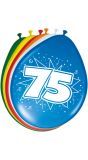 Feestelijke verjaardag ballonnen 75 jaar