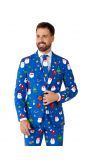 Festivity Blue suit Heren Opposuits