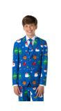 Festivity Blue suit Jongens Opposuits