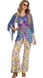 Flower power outfit vrouwen