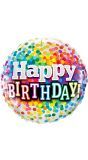 Folieballon confetti happy birthday