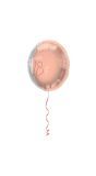 Folieballon elegant 18 jaar pink