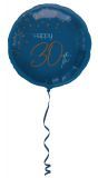 Folieballon elegant 30 jaar blue