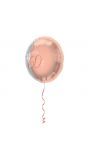 Folieballon elegant 60 jaar pink