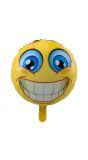 Folieballon emoticon lachen 45cm
