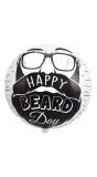 Folieballon happy beard day