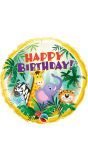 Folieballon jungle happy birthday