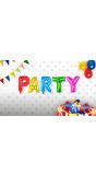 Folieballon letters party multi