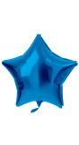 Folieballon stervorm blauw