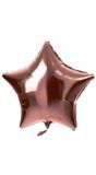 Folieballon stervorm brons