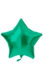 Folieballon stervorm groen metallic