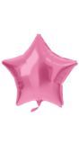 Folieballon stervorm roze metallic