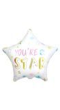 Folieballon stervorm youre a star