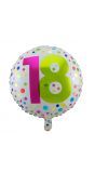 Folieballon stippen 18 jaar