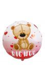 Folieballon valentijnsdag knuffel beertje