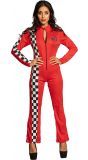 Formule 1 coureur outfit dames rood
