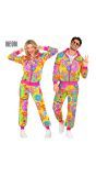 Fout trainingspak neon groovy hippie