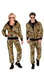 Fout trainingspak tijger goud metallic