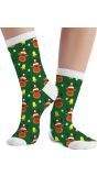 Foute kerstsokken kind rudolph groen